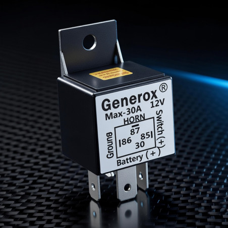 GENEROX 4 Pin Horn Relay for Bike & Car