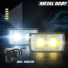 GENEROX 6 Color Double Lens LED Fog Light (Pack of 2)