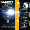 GENEROX Mini Dual Color Fog Light White Yellow Pack of 2