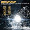 GENEROX Mini Dual Color Fog Light White Yellow Pack of 2
