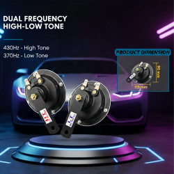 Vibro Mini Horn for Car – Loud & Clear Compact Design