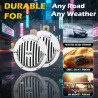 GENEROX Diamond 110mm Chrome Horn | Dual Tone Car & Bike