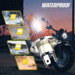 Generox CYT H4 Dual Color LED Headlight White High Yellow Low