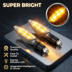 GENEROX D81 Carbon LED Indicator for Bike