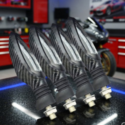 GENEROX KTM Carbon Fiber OEM Style 3 LED Indicator for Universal Bike