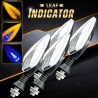GENEROX BlueLeaf Dual Color LED Bike Indicator Blue Yellow