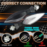 GENEROX RedLeaf Dual Color LED Bike Indicator Red Yellow
