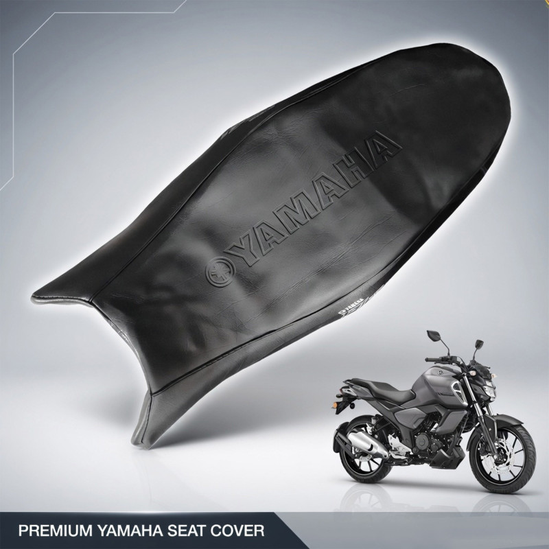 GENEROX FZ-S V3 Black Seat Cover for Yamaha Bike