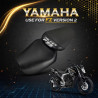 GENEROX FZ V2 Black Seat Cover Set for Yamaha Bike