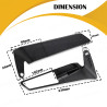 GENEROX Universal Bike Wing Mirror HD 360° Rotation
