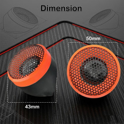 GENEROX GX-007 Car Tweeter Speaker Dual Color