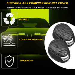 GENEROX Oval Car Tweeter Speaker | Universal High Performance Audio Tweeter