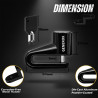 GENEROX Universal Bike Disc Lock with 2 Keys (Black)