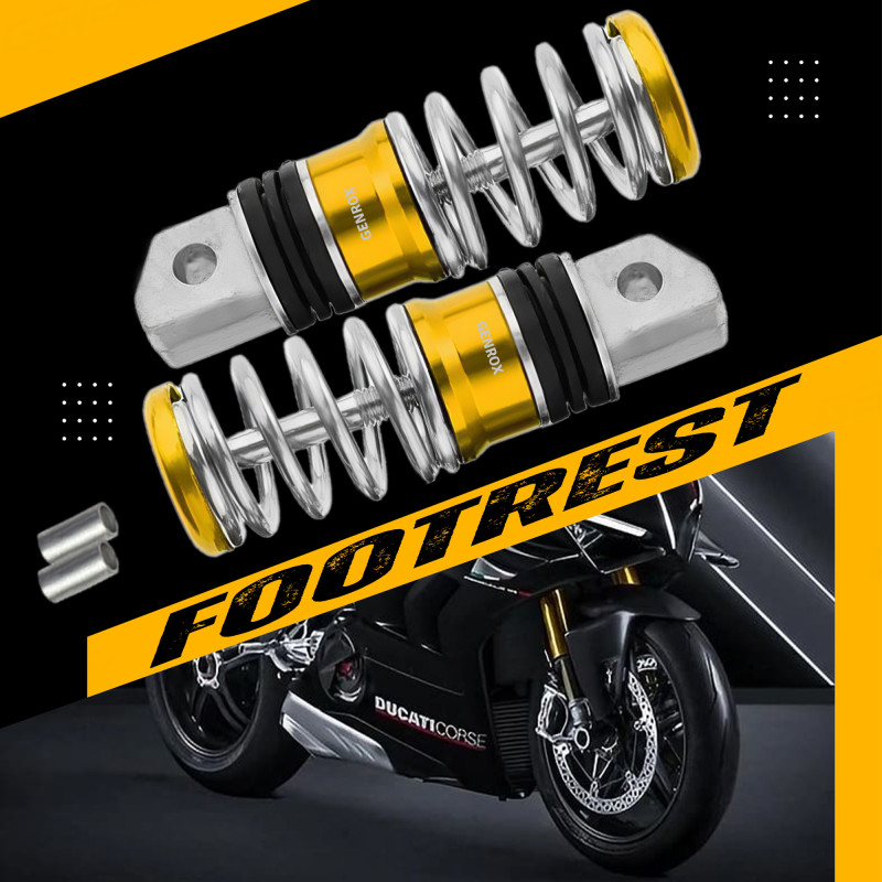GENEROX Bike Footrest Aluminum Foldable