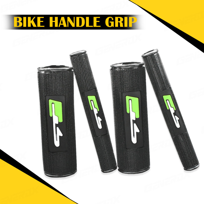 GENEROX GT Handle & Clutch Grips Set | Universal Anti-Slip Rubber Grips for Bike & Scooty