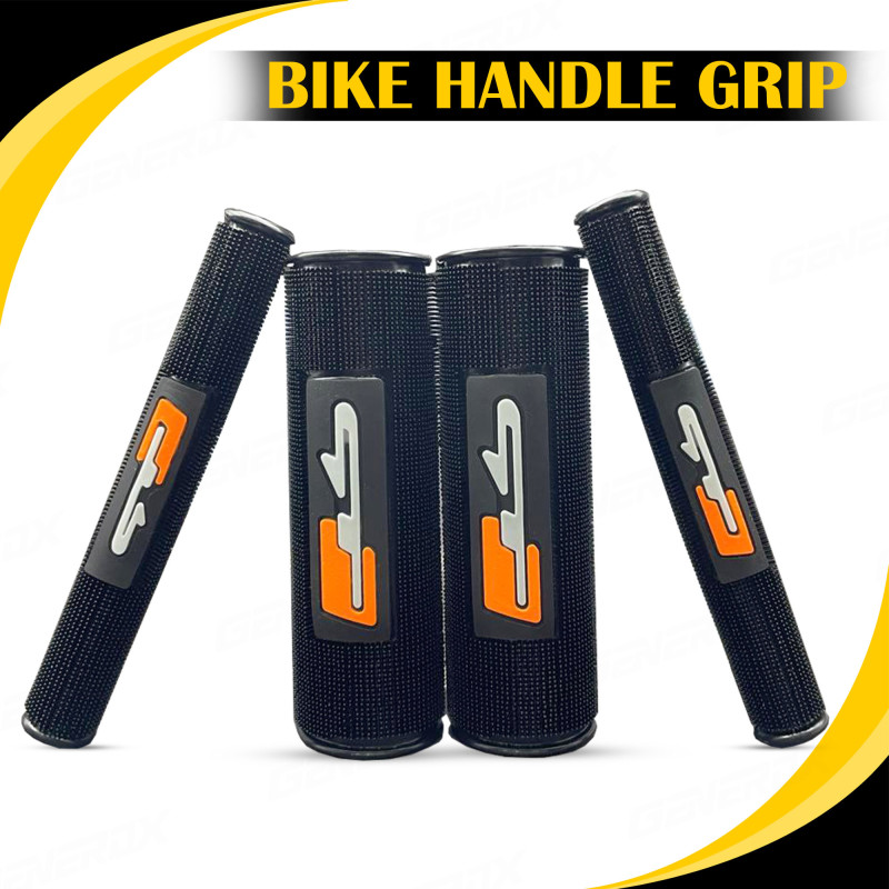 GENEROX GT Handle & Clutch Grips Set | Universal Anti-Slip Rubber Grips for Bike & Scooty