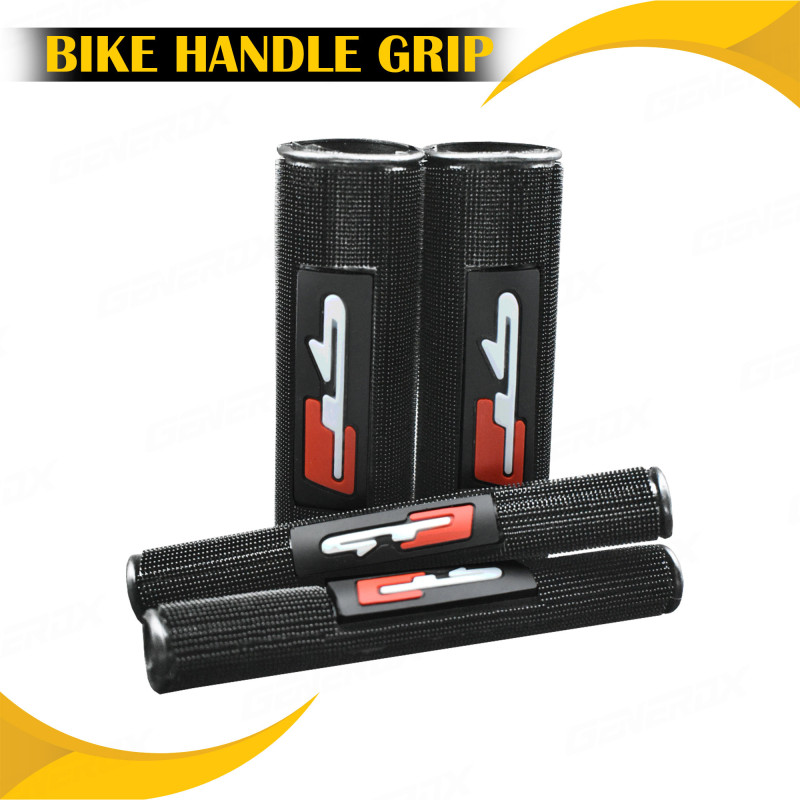 GENEROX GT Handle & Clutch Grips Set | Universal Anti-Slip Rubber Grips for Bike & Scooty
