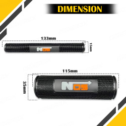 GENEROX NOS Handle & Clutch Grip Set | Universal Anti-Slip Rubber Grips for Bike & Scooty