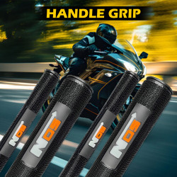 GENEROX NOS Handle & Clutch Grip Set | Universal Anti-Slip Rubber Grips for Bike & Scooty