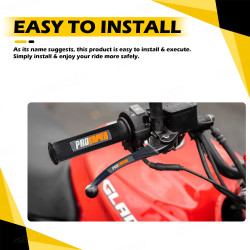 GENEROX Protaper Handle & Clutch Grip Set | Premium Anti-Slip Rubber Grips for Bike & Scooty