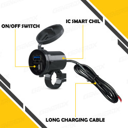 GENEROX 5V 2.1A Bike Mobile Charger