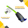 GENEROX Blue Cable Bike Lock with Push Lock & Two Keys