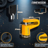 GENEROX Universal Bike Disc Lock with 2 Keys