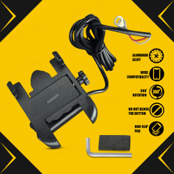 GENEROX Bike Mobile Holder with Charger