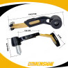 GENEROX CNC Lever Guard Bike Scooty