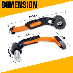 GENEROX CNC Lever Guard Bike Scooty