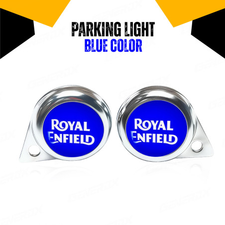 GENEROX Royal Blue LED Parking Light for Royal Enfield | Premium Blue Glow Tail Light