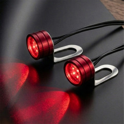 GENEROX Red Blue LED Strobe Light Bike