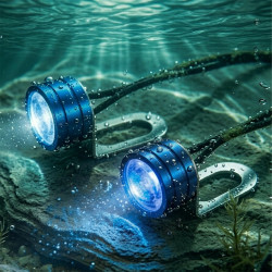 GENEROX Red Blue LED Strobe Light Bike