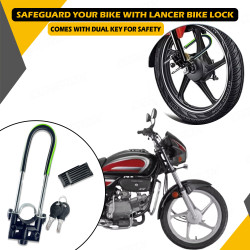 GENEROX Heavy Wheel Lock Bike 2 Keys