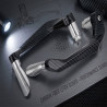 GENEROX Carbon CNC Lever Guard | Premium Brake & Clutch Protection for Bike (Black & Silver)