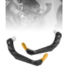 GENEROX Carbon CNC Lever Guard | Premium Brake & Clutch Protection for Bike (Black & Silver)