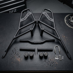 GENEROX Heavy Duty Crash Guard for Yamaha FZ | Black Metal Protection Guard for Bike Safety