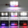 GENEROX Multi-Function LED Headlight for Splendor | Premium Glass & Metal Headlight with Multi Color Modes
