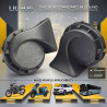 GENEROX LIU HJG Dual Tone Horn Set with Relay & Wiring Kit | High-Low Sound for Bike, Car & Bus