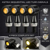 GENEROX COB LED Mini Indicator Bullet Style | Universal Yellow Signal Lights for Bike & Motorcycle