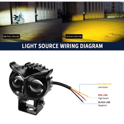 GENEROX Owl Eye LED Light Bike