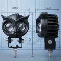 GENEROX Owl Eye LED Light Bike