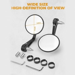 GENEROX Handlebar Mirrors Bike