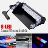 GENEROX 8 LED Police Light Car